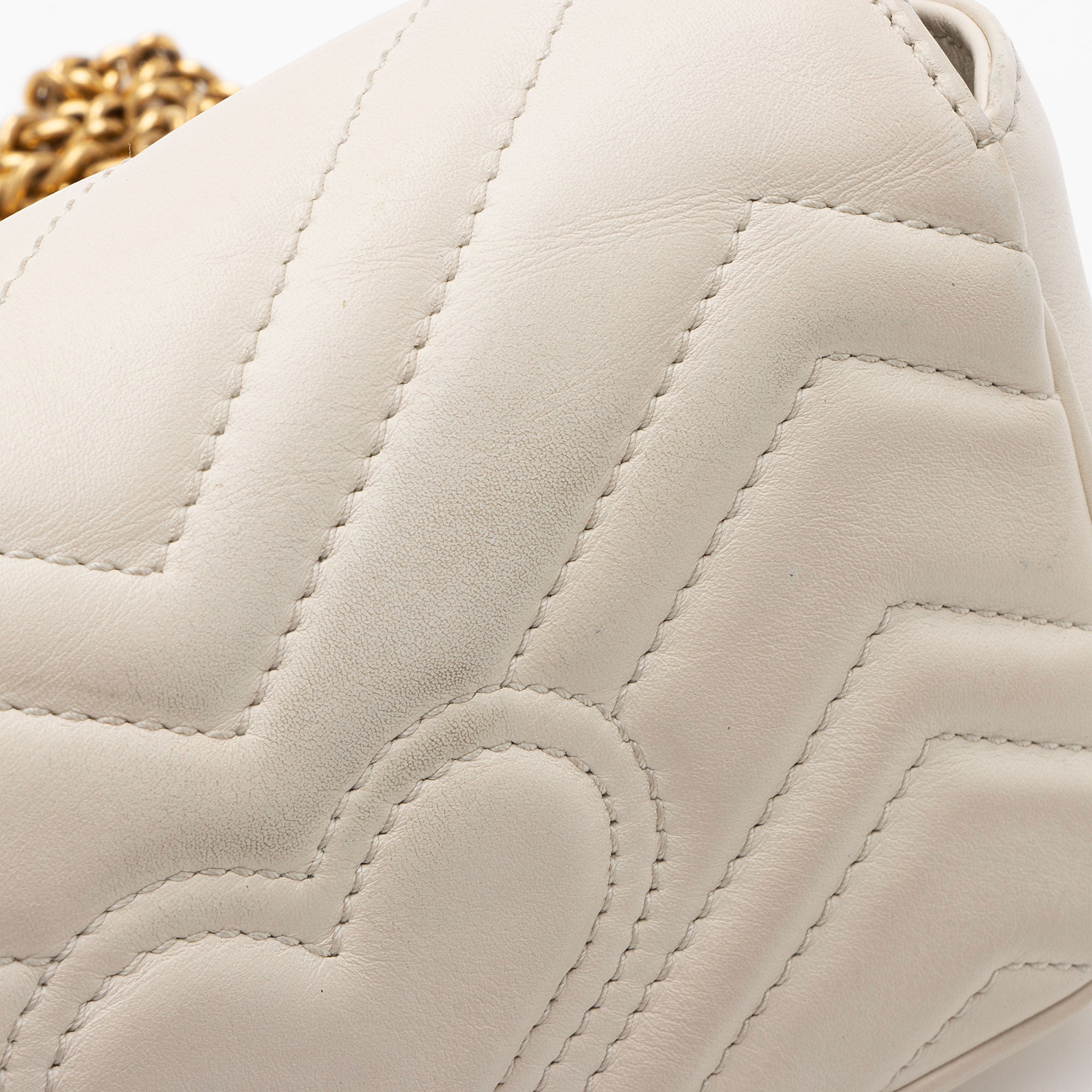 Gucci Matelasse Leather GG Marmont Mini Flap Bag