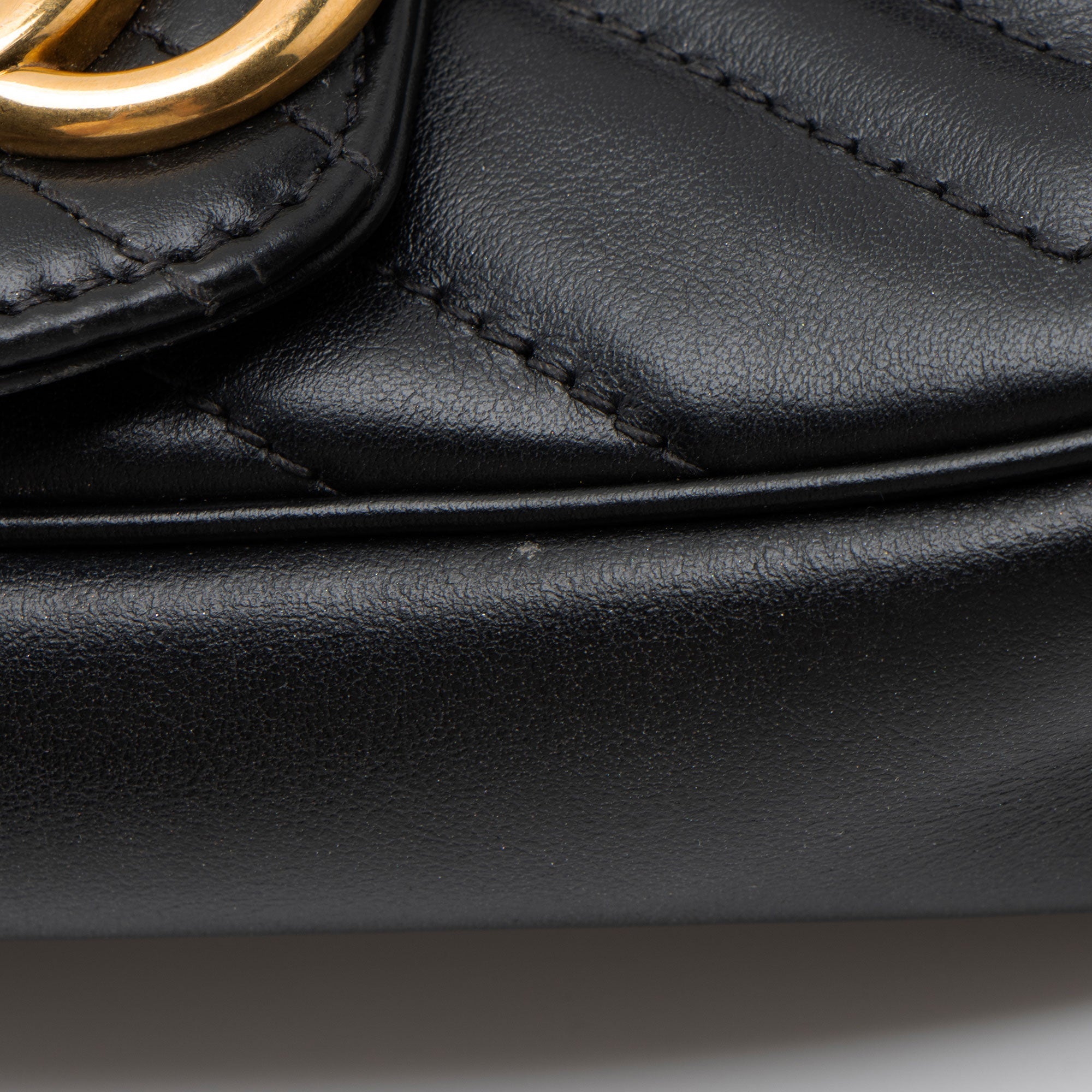 Gucci Matelasse Leather GG Marmont Mini Flap Bag
