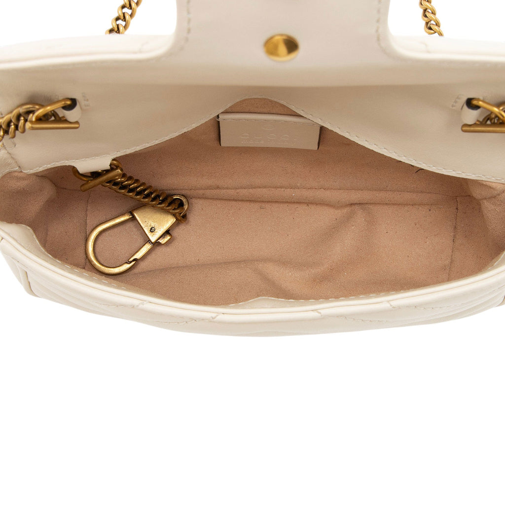 Gucci Matelasse Leather GG Marmont Mini Flap Bag