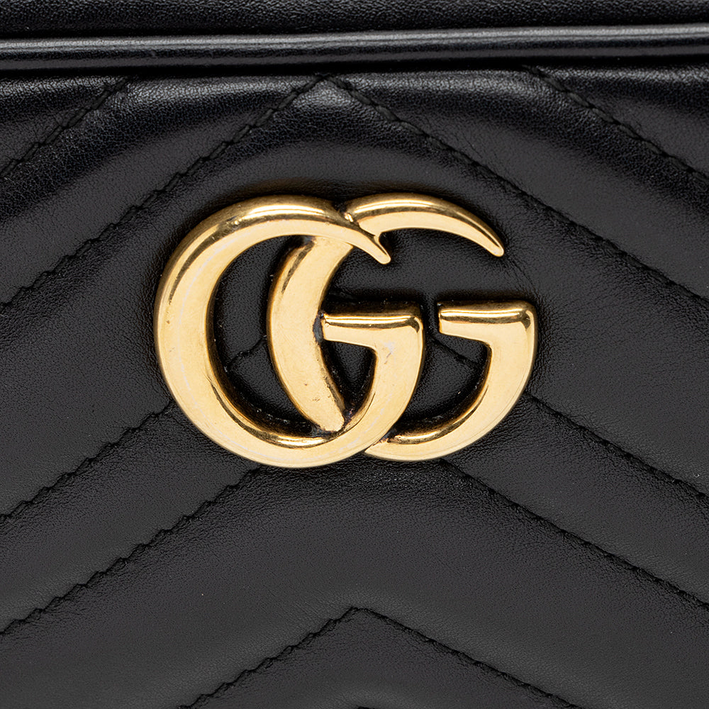 Gucci Matelasse Leather GG Marmont Mini Bag (SHF-20202)