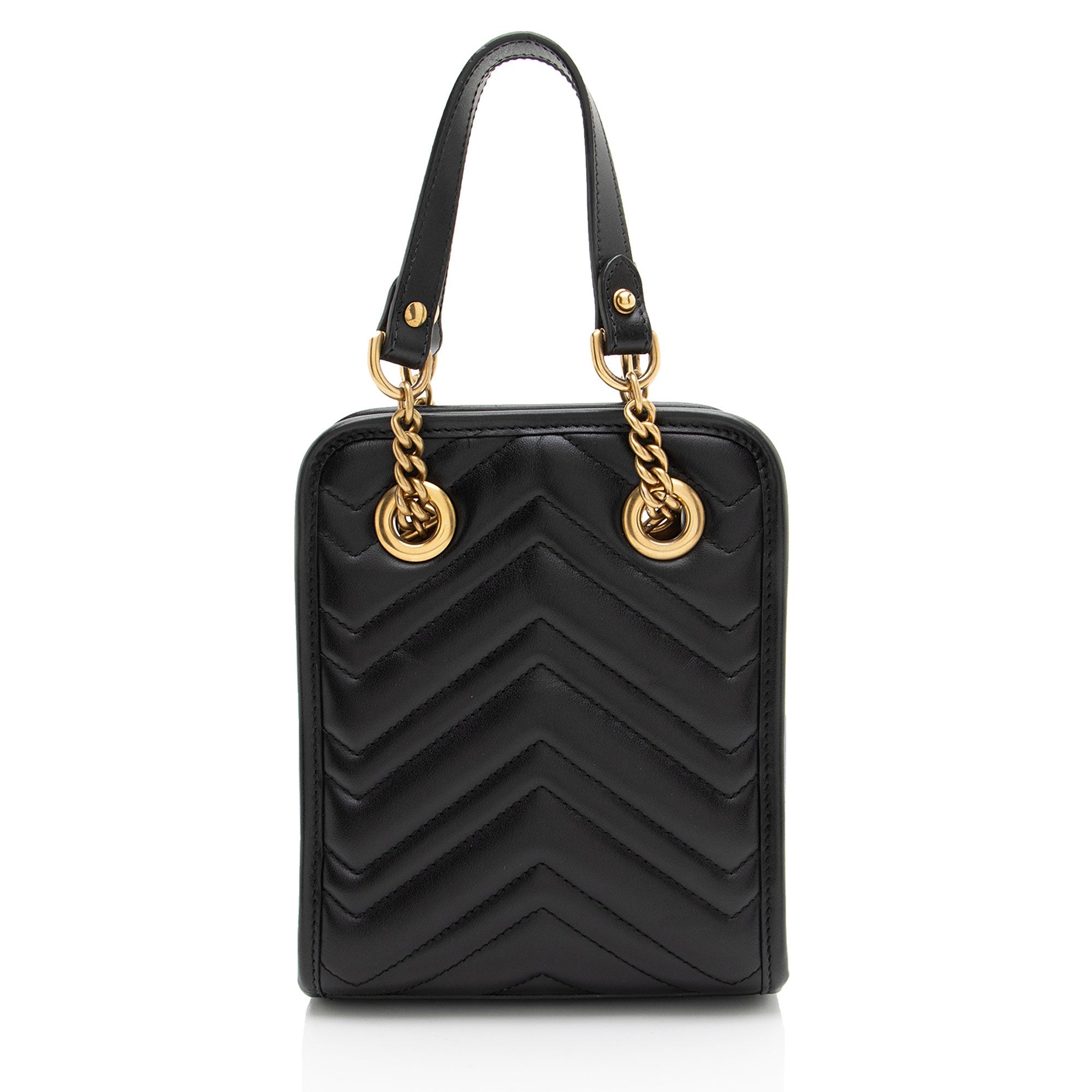 Gucci Matelasse Leather GG Marmont Mini Tote