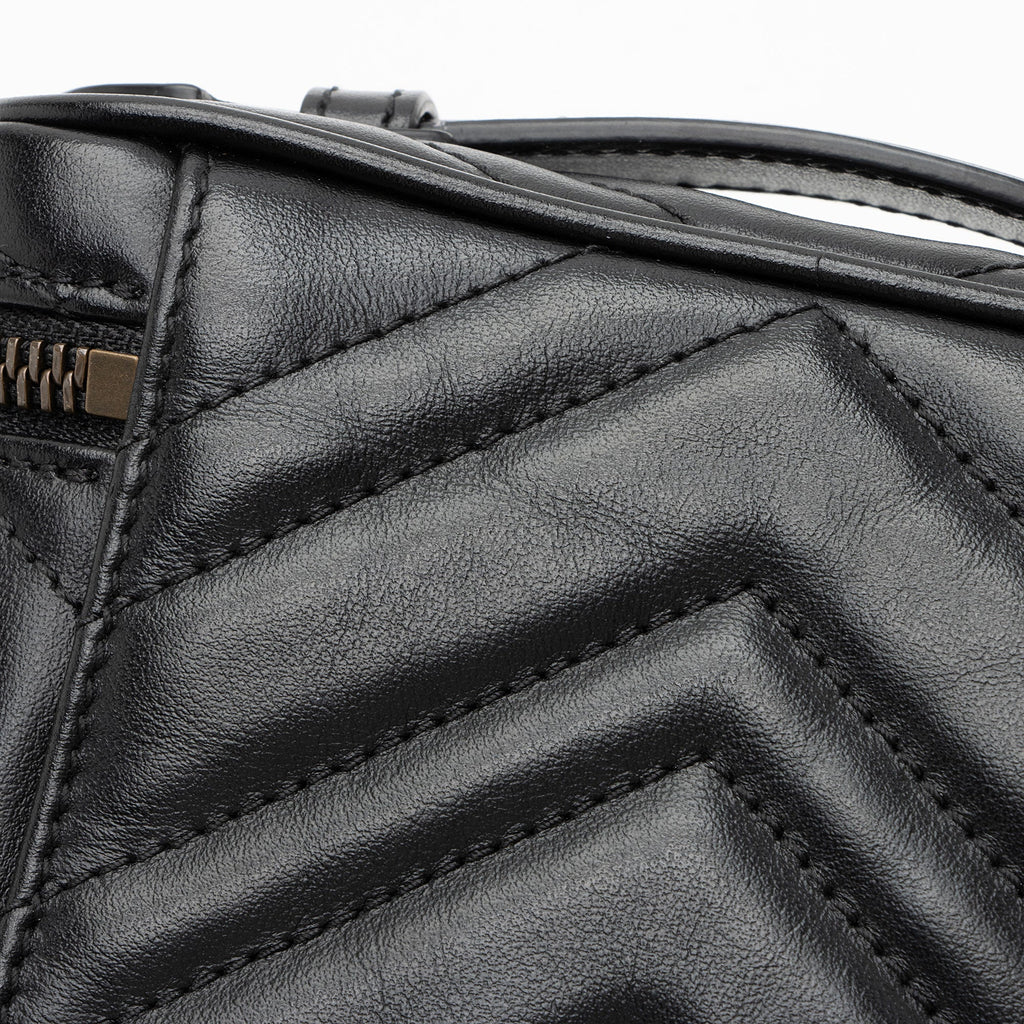 Gucci Matelasse Leather GG Marmont Mini Vanity Top Handle