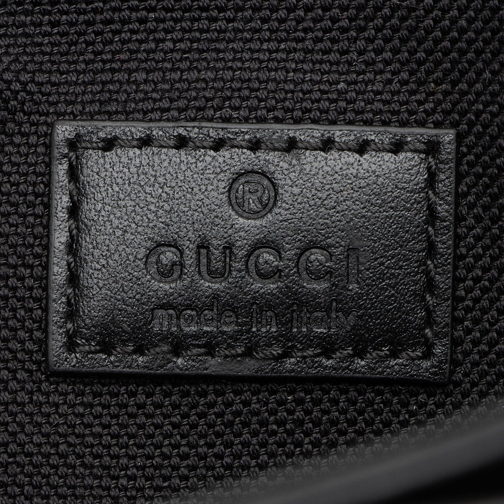 Gucci Matelasse Leather GG Marmont Monochrome Small Flap Bag