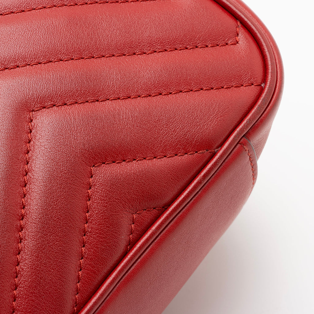 Gucci Matelasse Leather GG Marmont Small Bag (SHF-22851)