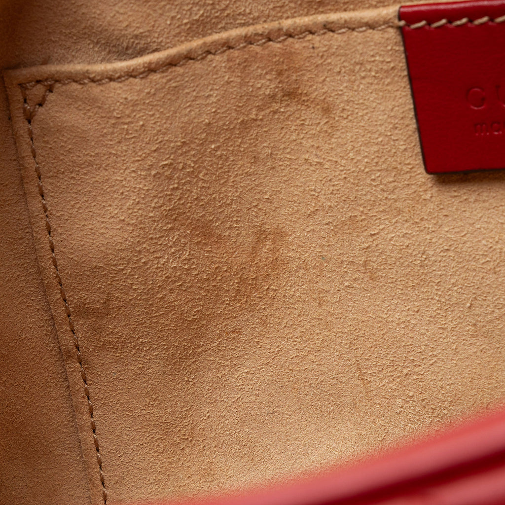 Gucci Matelasse Leather GG Marmont Small Camera Bag