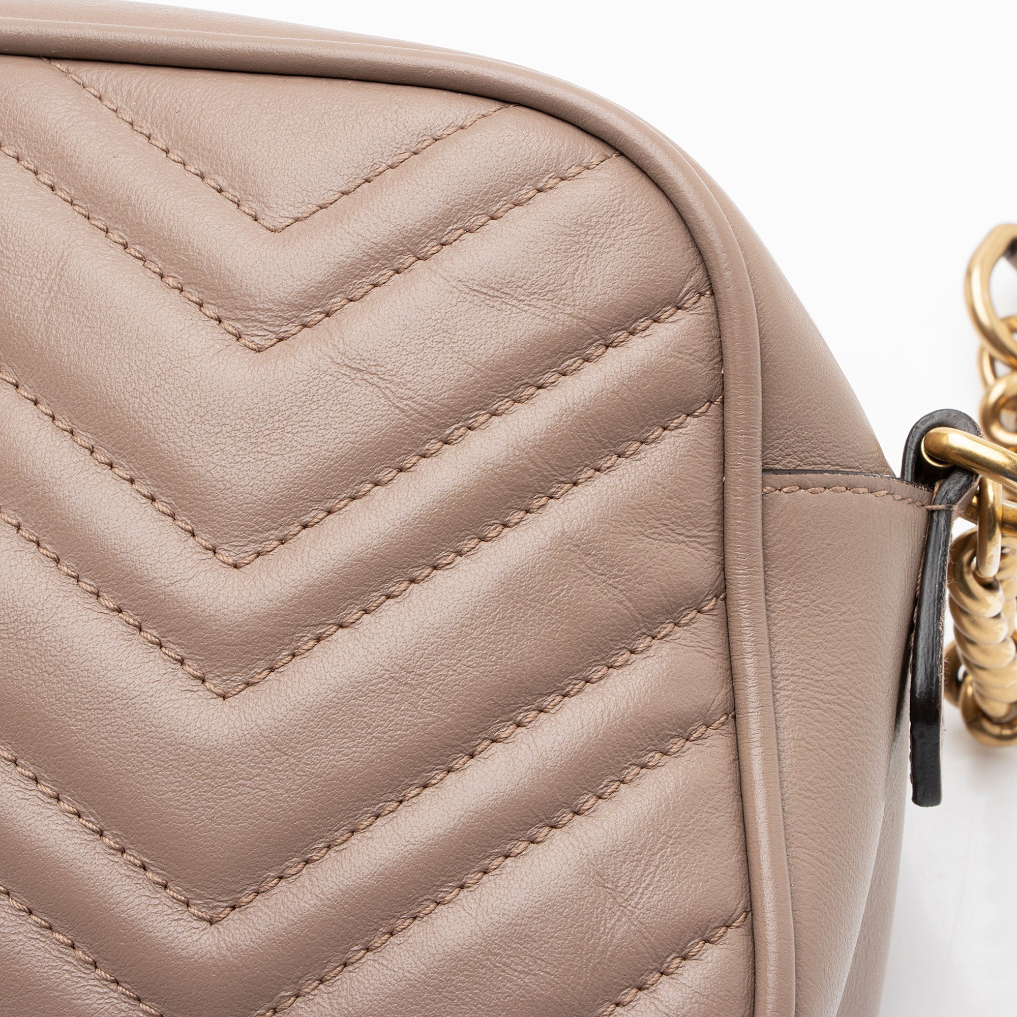 Gucci Matelasse Leather GG Marmont Small Camera Bag