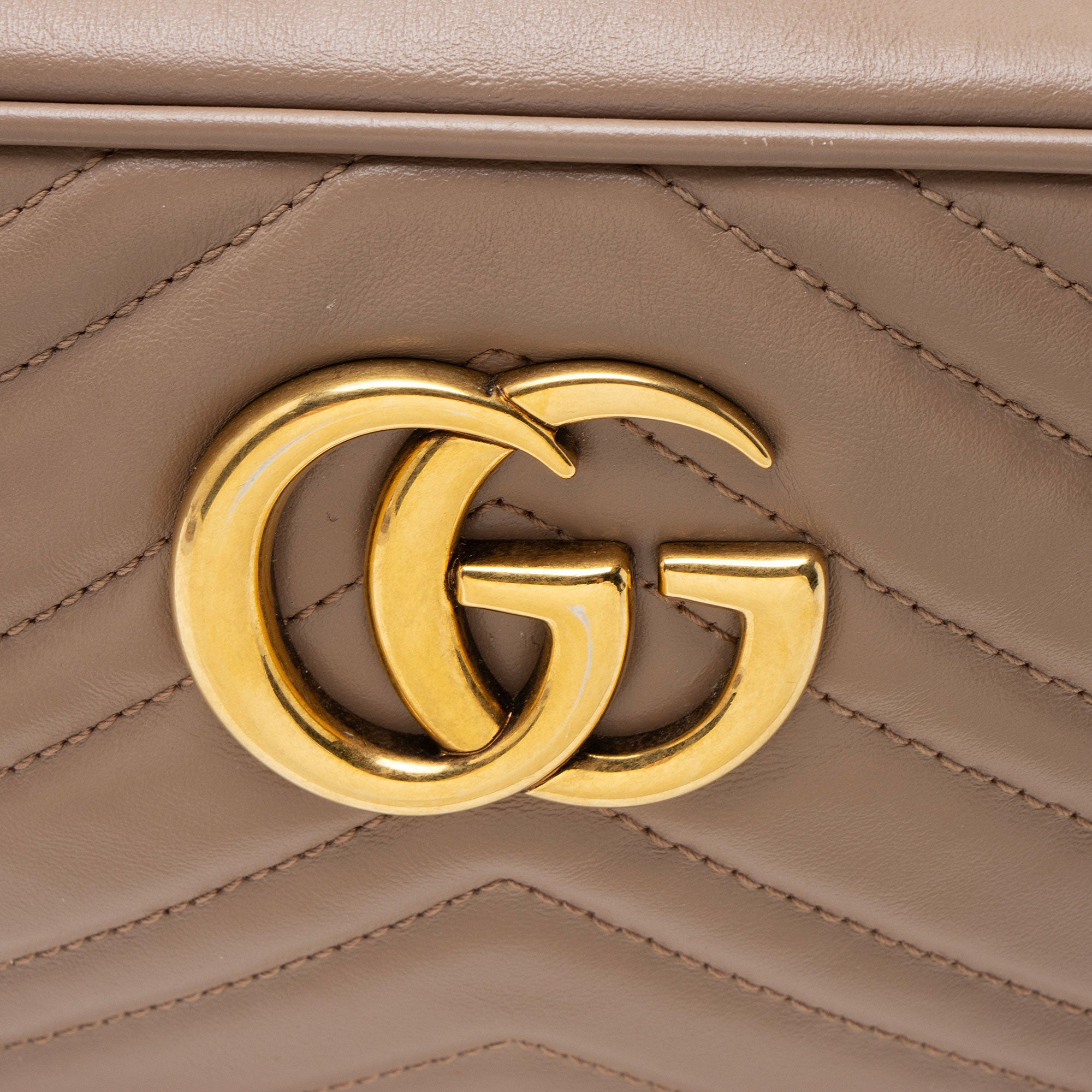 Gucci Matelasse Leather GG Marmont Small Camera Bag