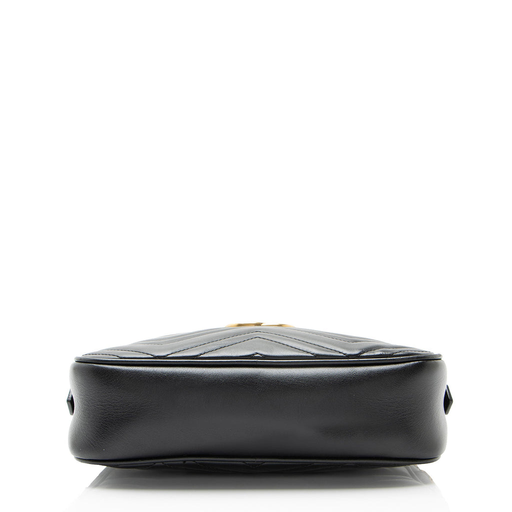 Gucci Matelasse Leather GG Marmont Small Camera Bag