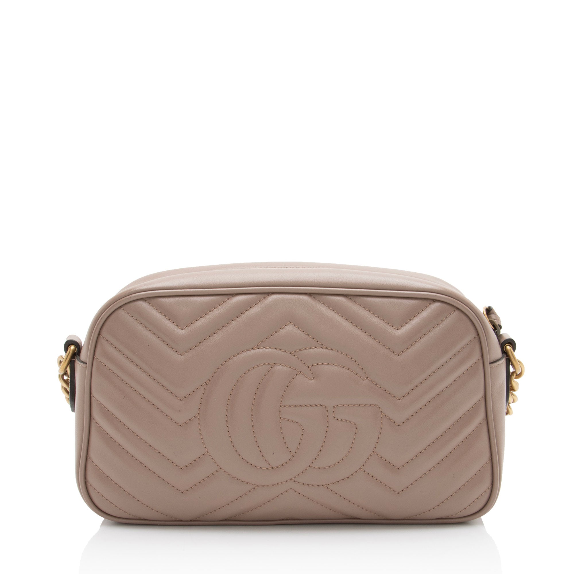Gucci Matelasse Leather GG Marmont Small Camera Bag