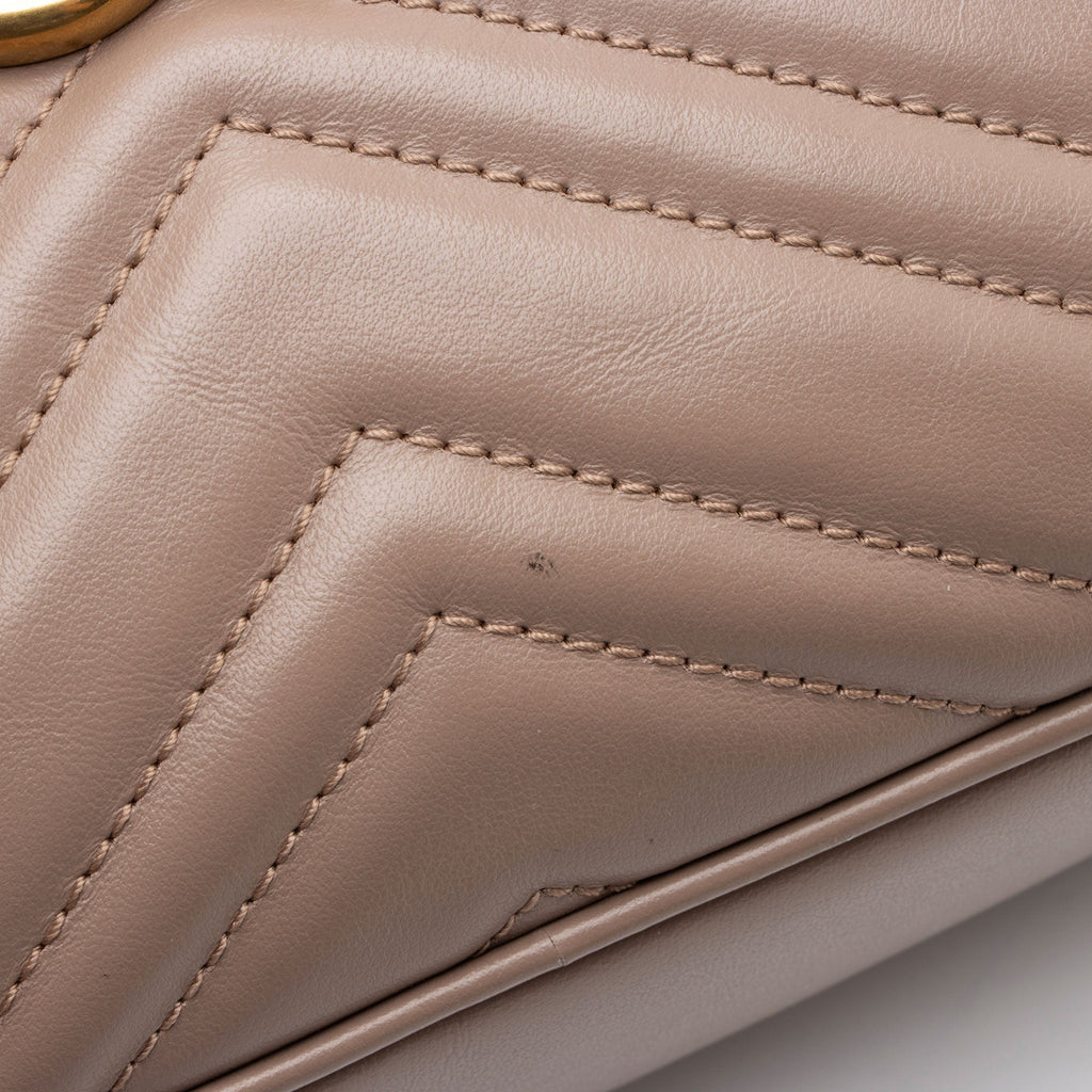 Gucci Matelasse Leather GG Marmont Small Camera Bag