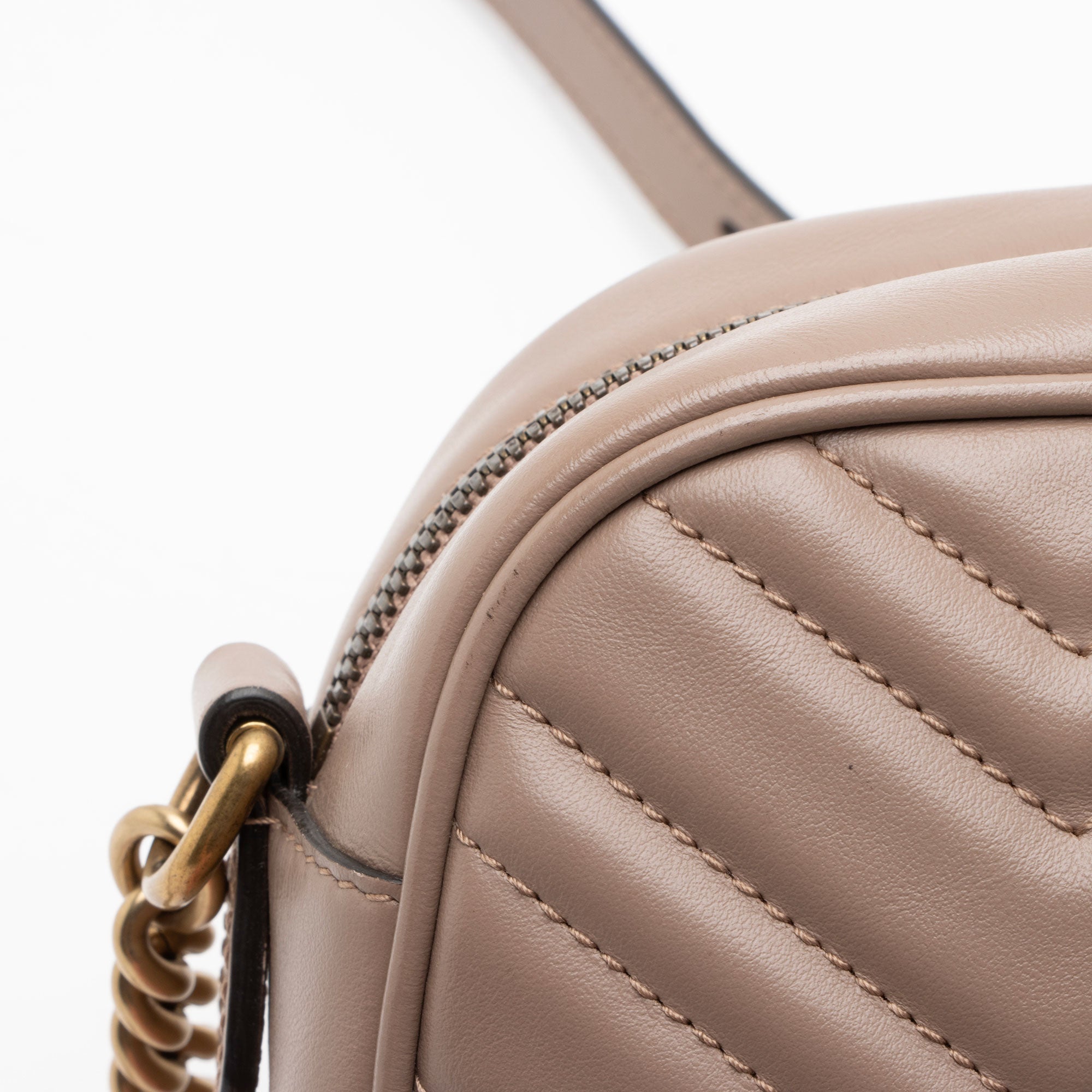 Gucci Matelasse Leather GG Marmont Small Camera Bag