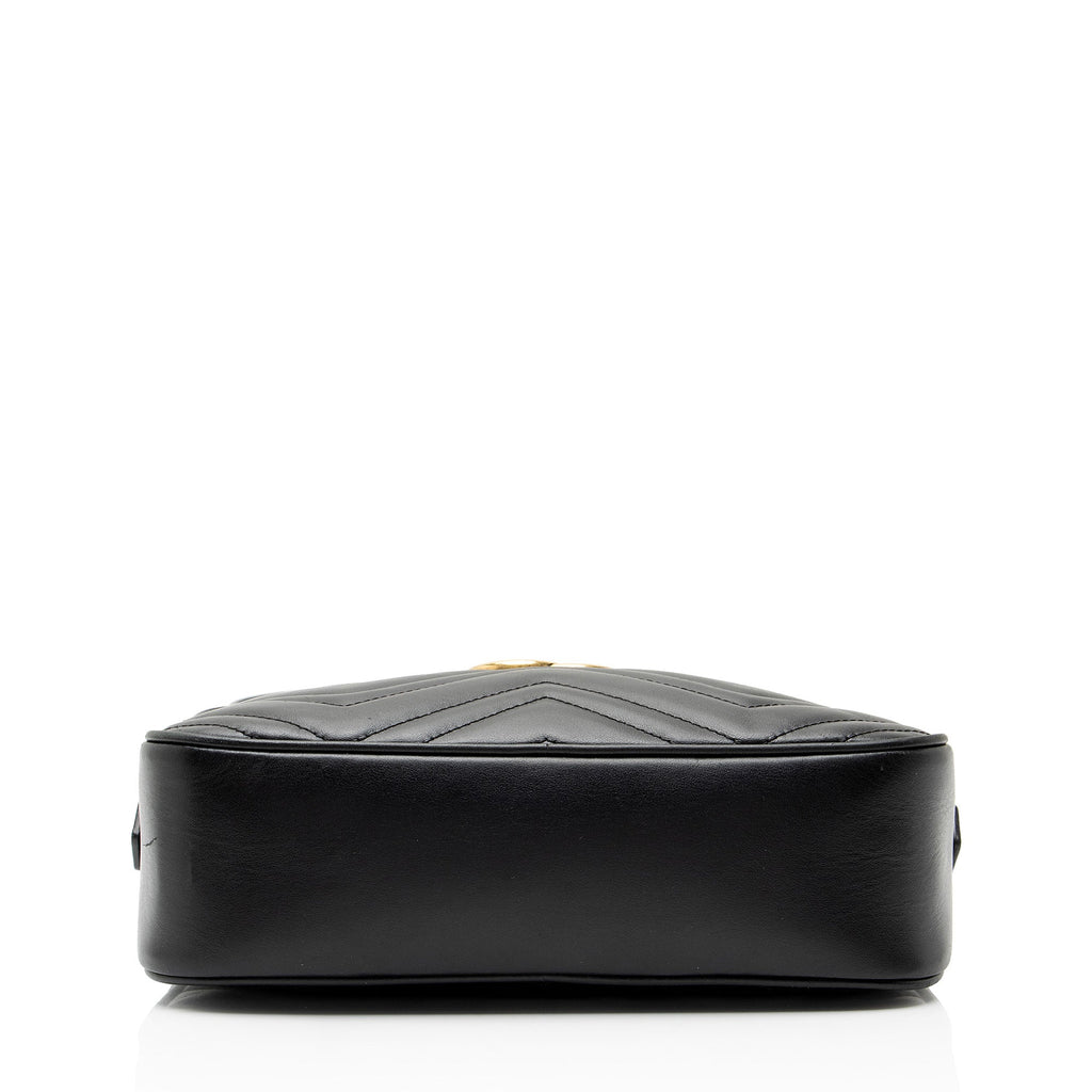 Gucci Matelasse Leather GG Marmont Small Camera Bag