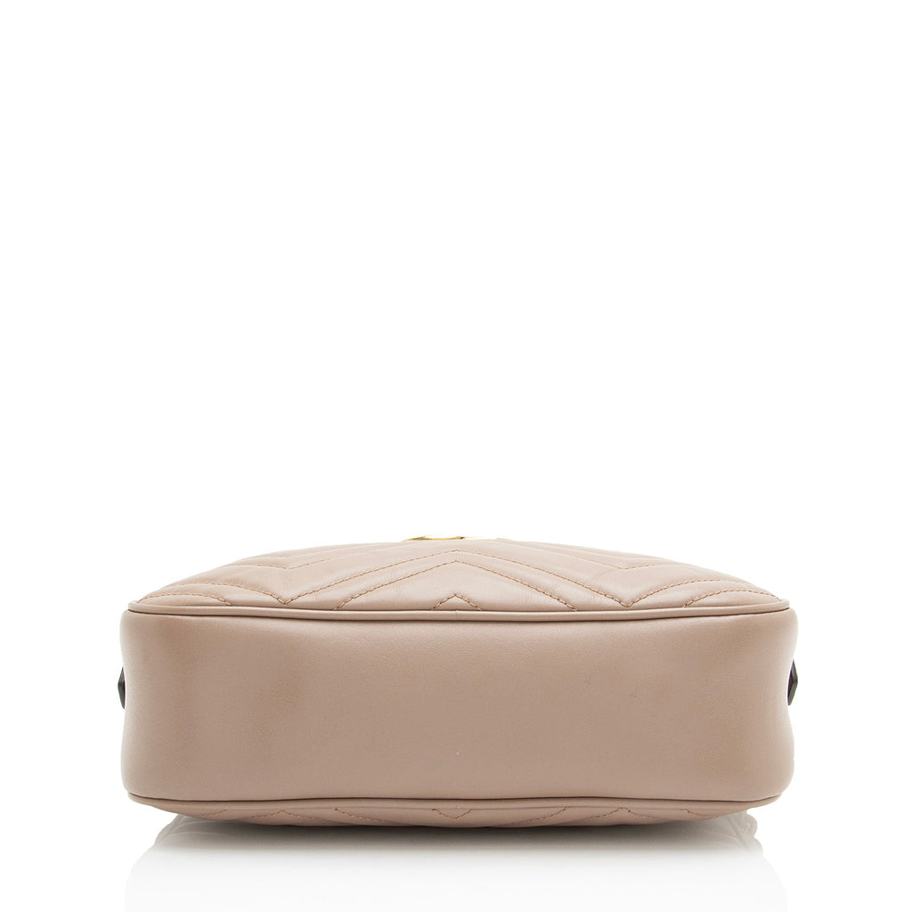 Gucci Matelasse Leather GG Marmont Small Camera Bag