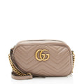 Gucci Matelasse Leather GG Marmont Small Camera Bag