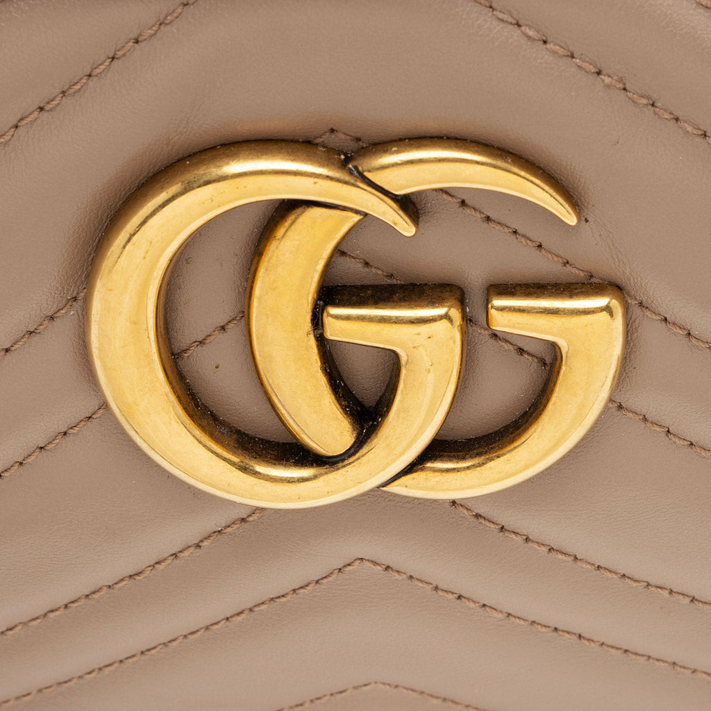 Gucci Matelasse Leather GG Marmont Small Camera Bag