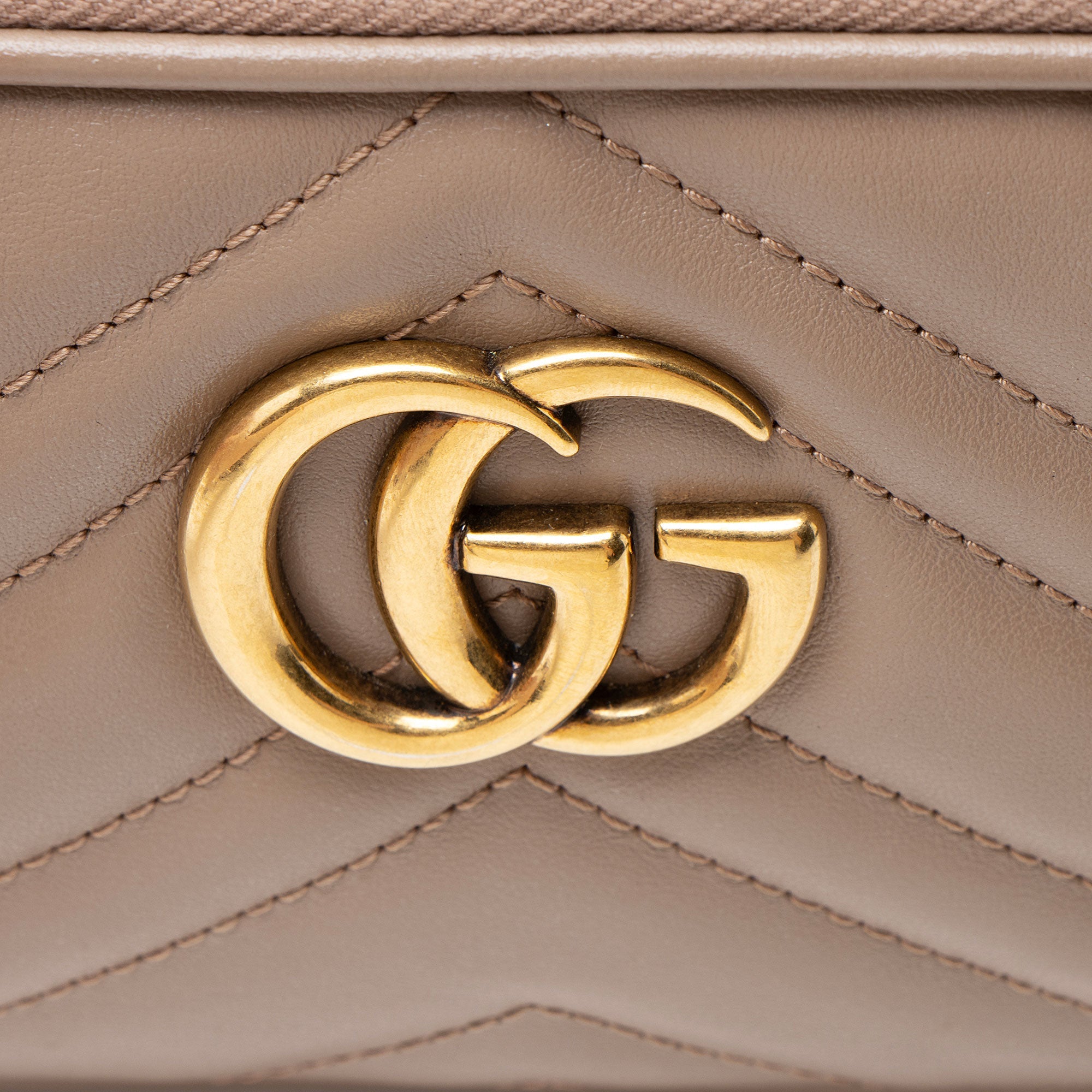 Gucci Matelasse Leather GG Marmont Small Crossbody