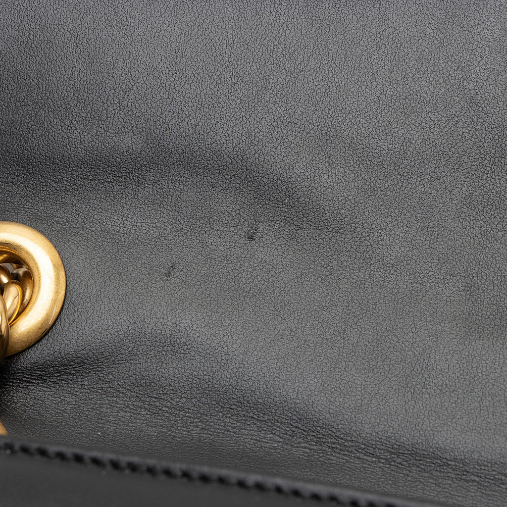 Gucci Matelasse Leather GG Marmont Small Flap Bag (SHF-Bvjama)