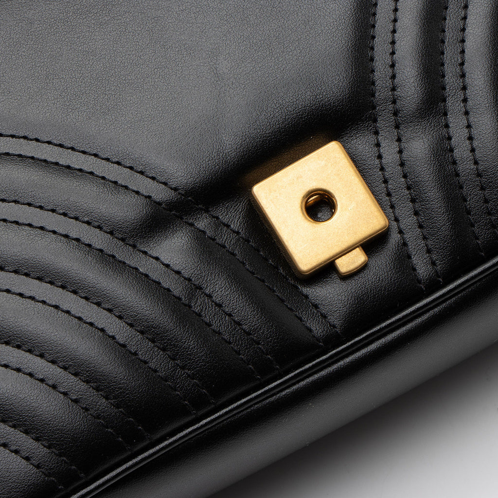 Gucci Matelasse Leather GG Marmont Small Flap Bag (SHF-gHIYfO)