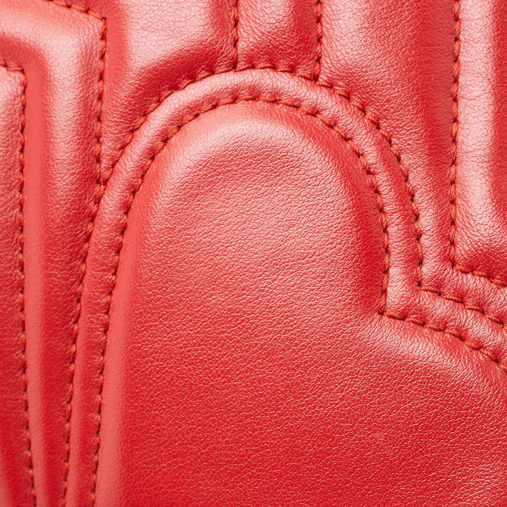 Gucci Matelasse Leather GG Marmont Small Flap Bag