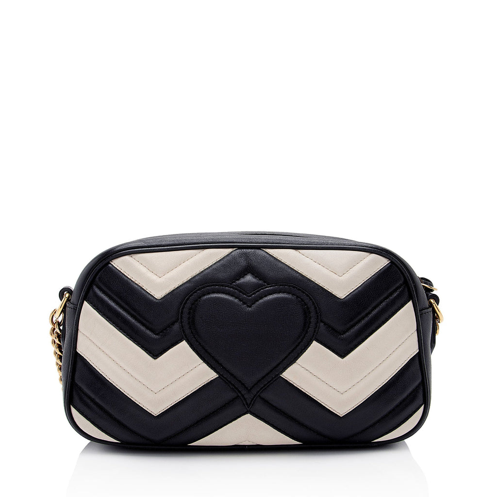 Gucci Matelasse Leather GG Marmont Small Shoulder Bag (SHF-cKg6iD)
