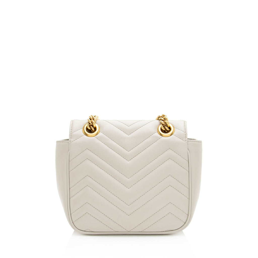 Gucci Matelasse Leather GG Marmont Square Mini Shoulder Bag