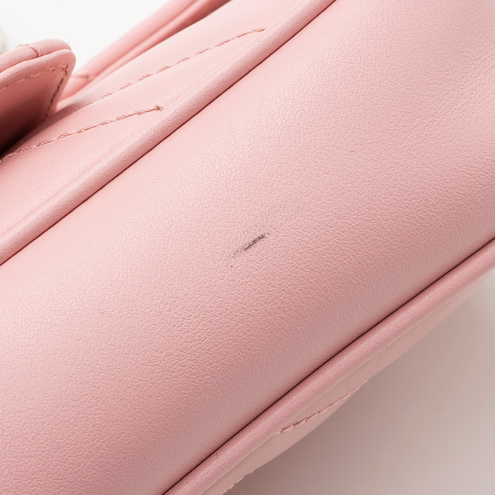 Gucci Matelasse Leather GG Marmont Super Mini Bag (SHF-19506)