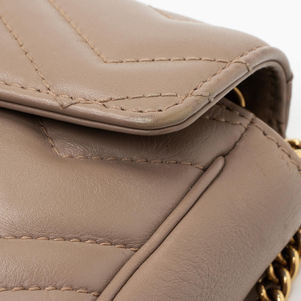 Gucci Matelasse Leather GG Marmont Super Mini Bag (SHF-5Cn5zY)