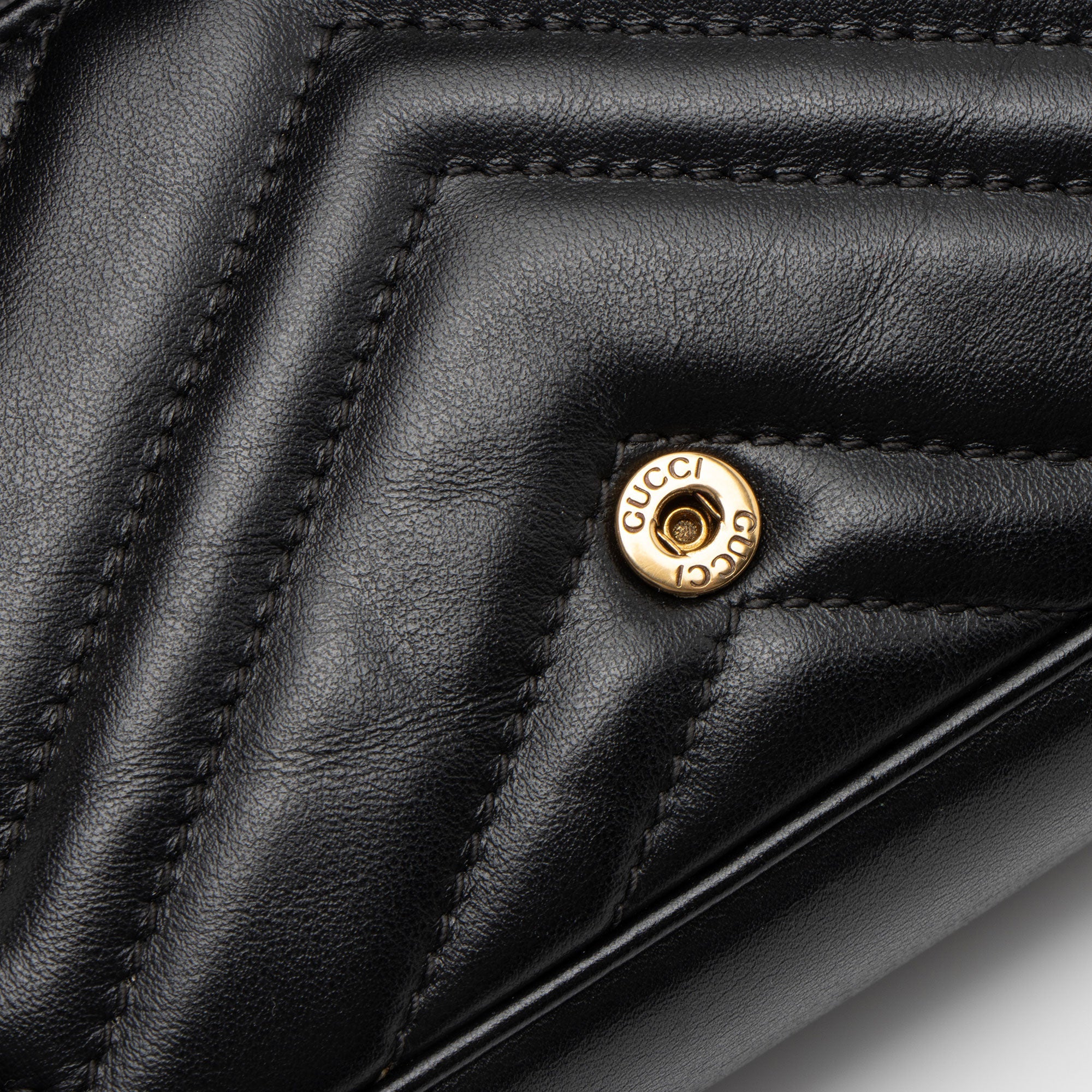 Gucci Matelasse Leather GG Marmont Super Mini Flap Bag (SHF-s0BSa1)