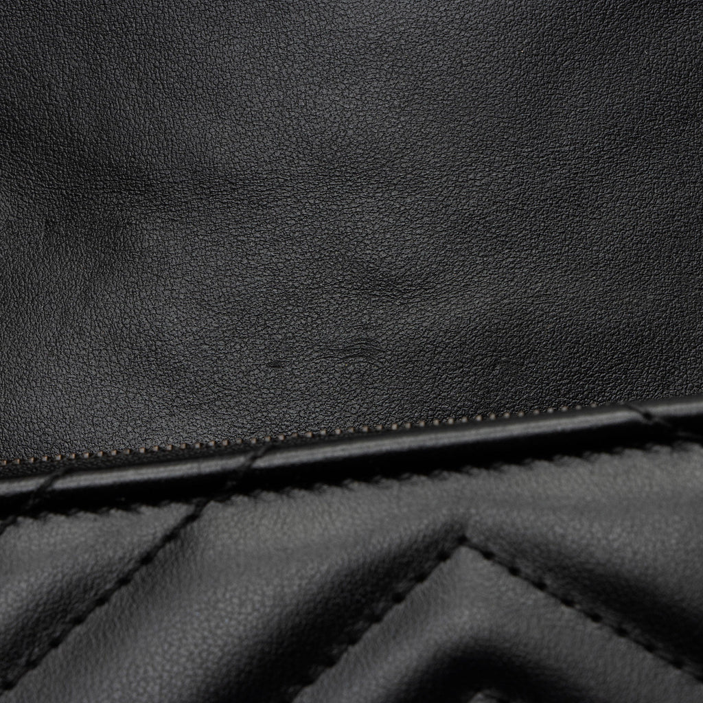 Gucci Matelasse Leather GG Marmont Wallet on Chain
