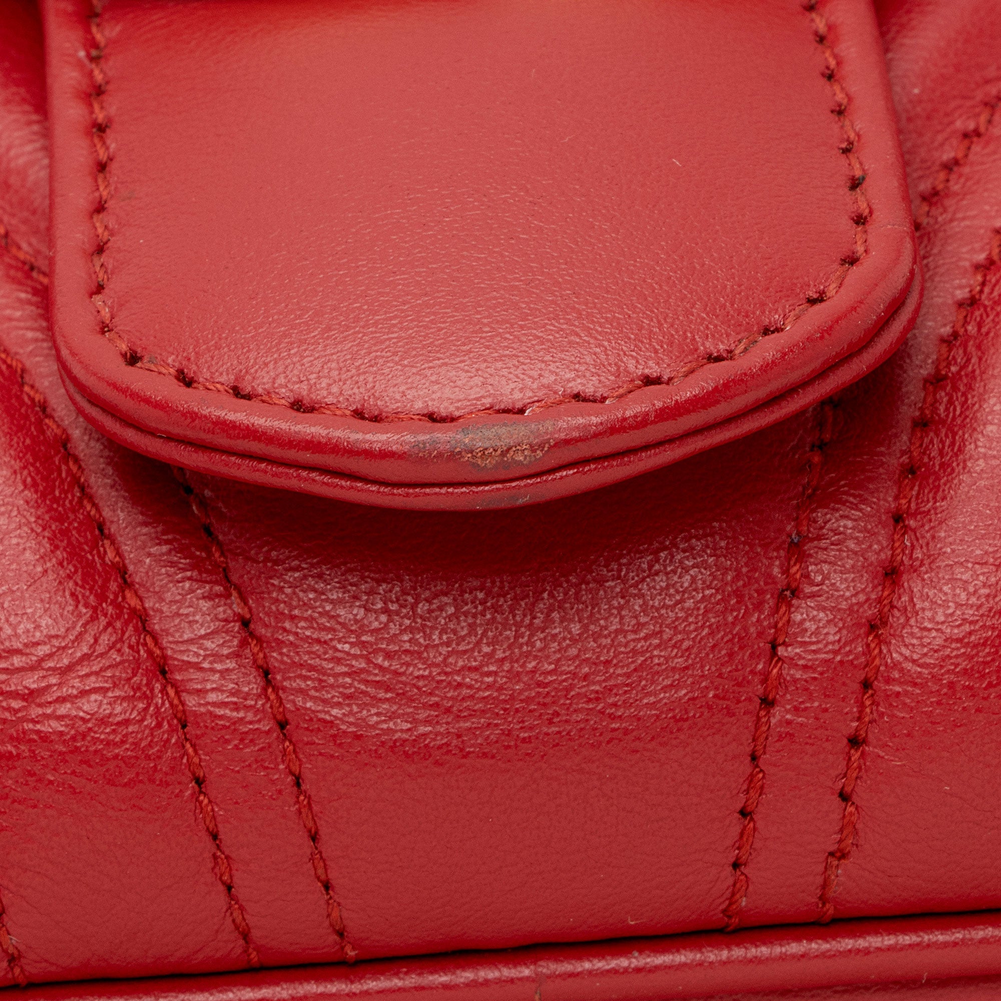Gucci Matelasse Leather GG Marmont Zip Around Top Handle