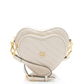 Gucci Matelasse Leather Interlocking G Heart Mini Shoulder Bag