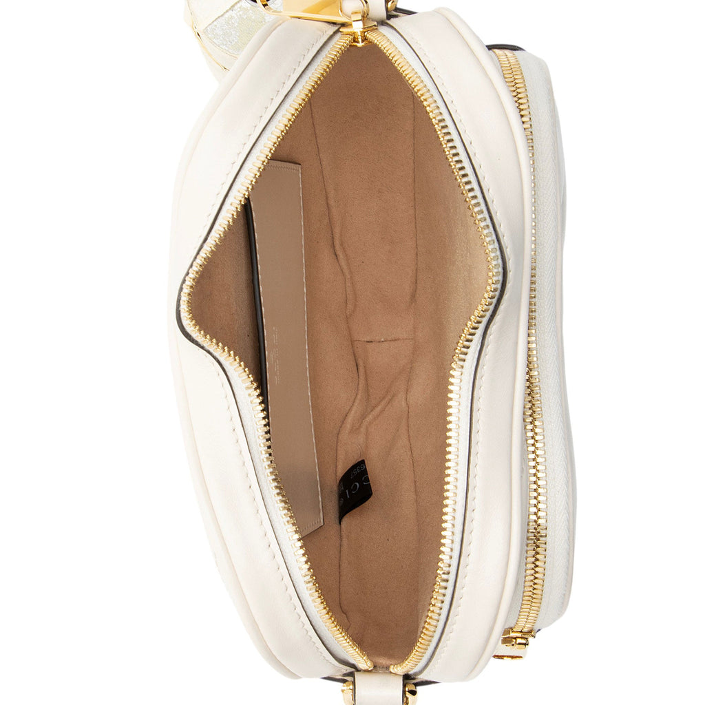 Gucci Matelasse Leather Interlocking G Heart Mini Shoulder Bag