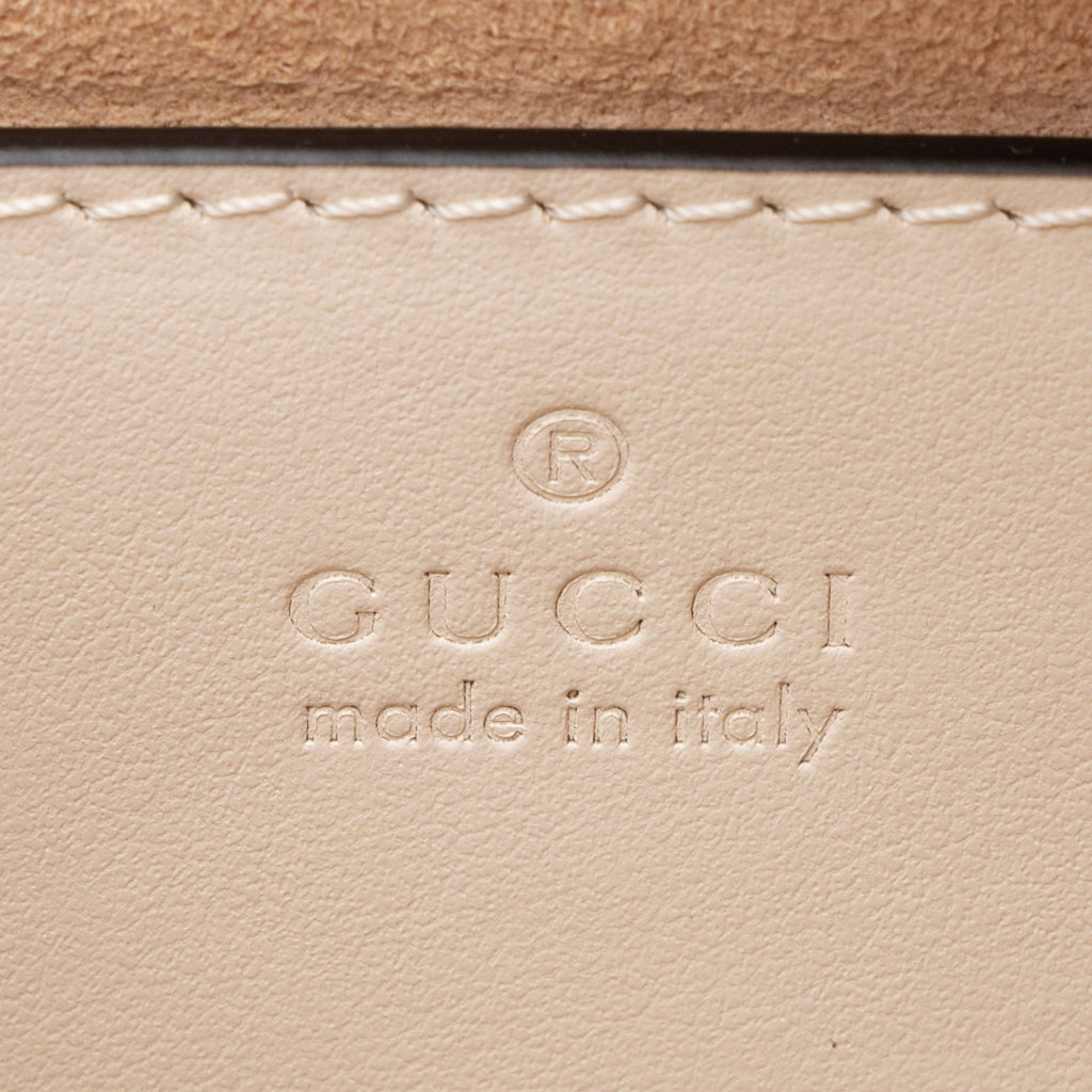 Gucci Matelasse Leather Interlocking G Heart Mini Shoulder Bag