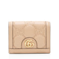 Gucci Jumbo GG Matelasse Leather Marmont Card Case Wallet