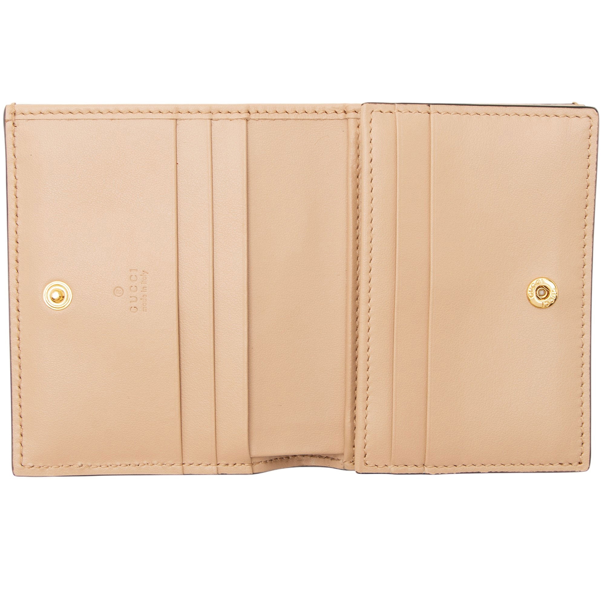 Gucci Jumbo GG Matelasse Leather Marmont Card Case Wallet