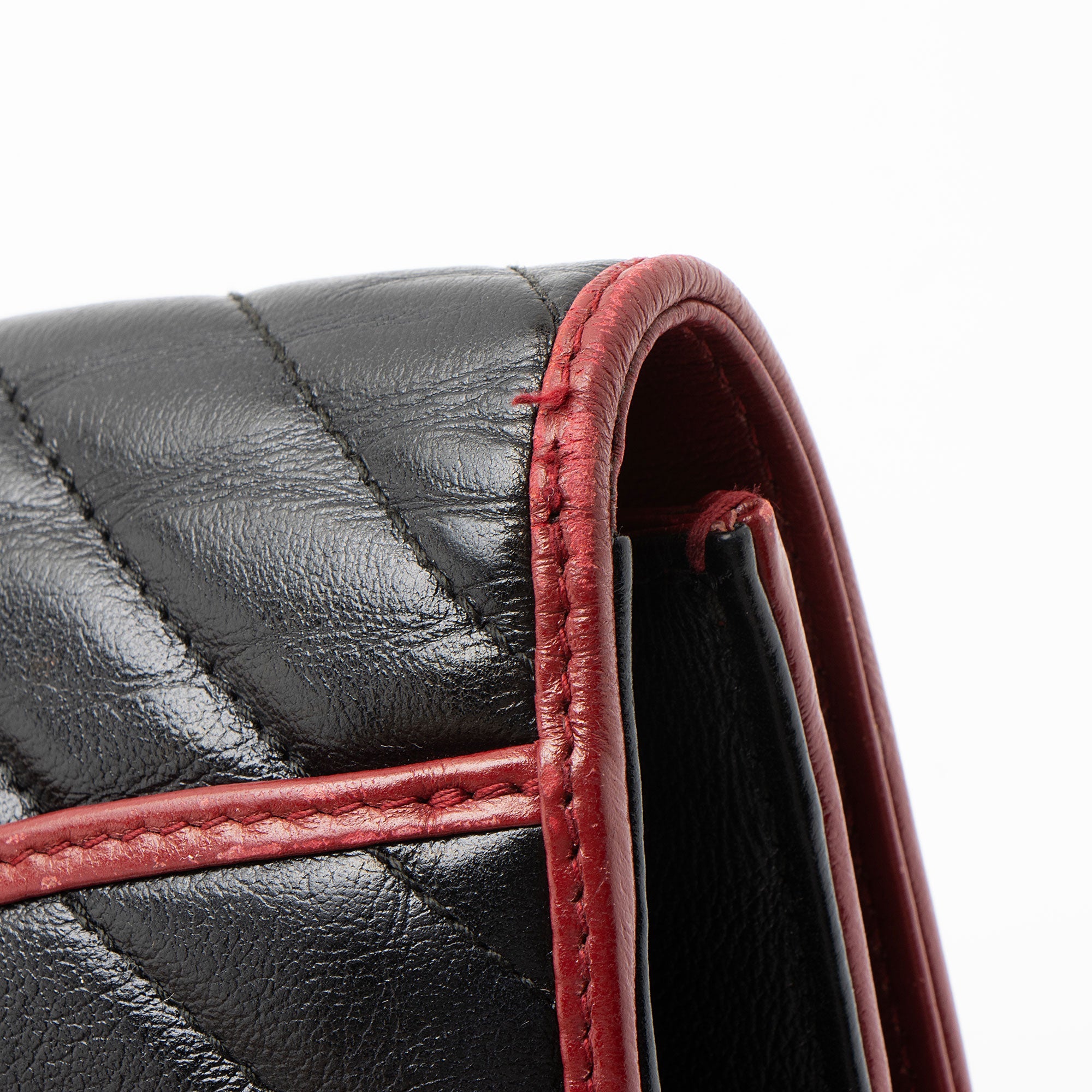 Gucci Matelasse Leather Torchon GG Marmont Clutch
