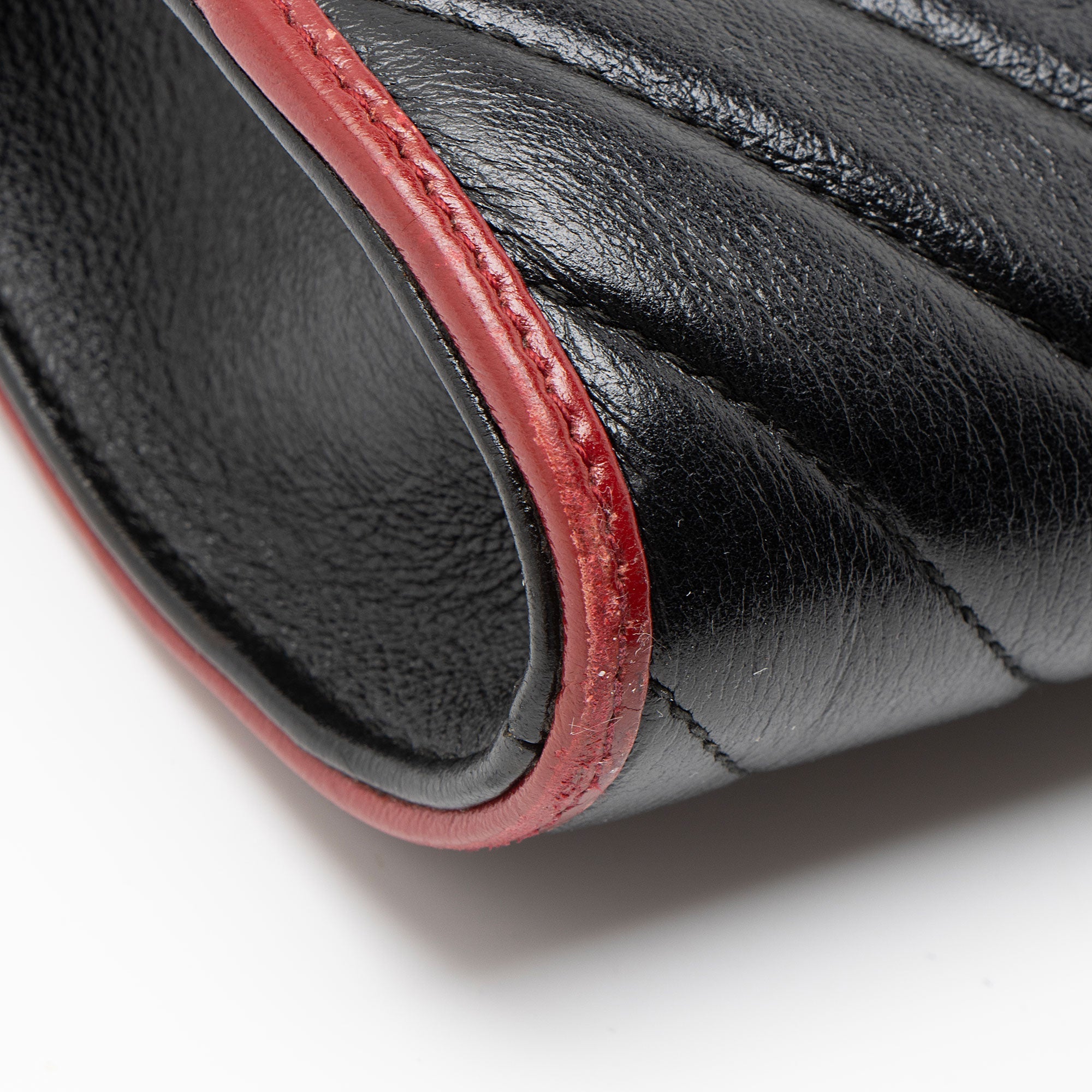 Gucci Matelasse Leather Torchon GG Marmont Clutch