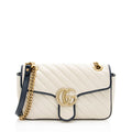 Gucci Matelasse Leather Torchon GG Marmont Medium Flap Bag