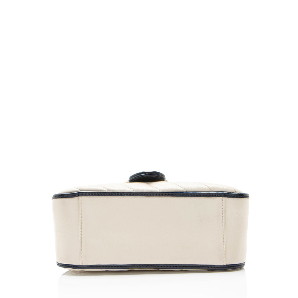 Gucci Matelasse Leather Torchon GG Marmont Mini Top Handle