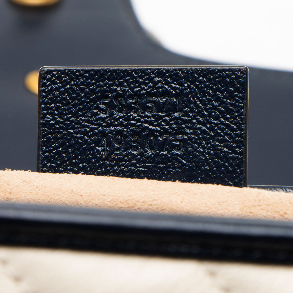 Gucci Matelasse Leather Torchon GG Marmont Mini Top Handle