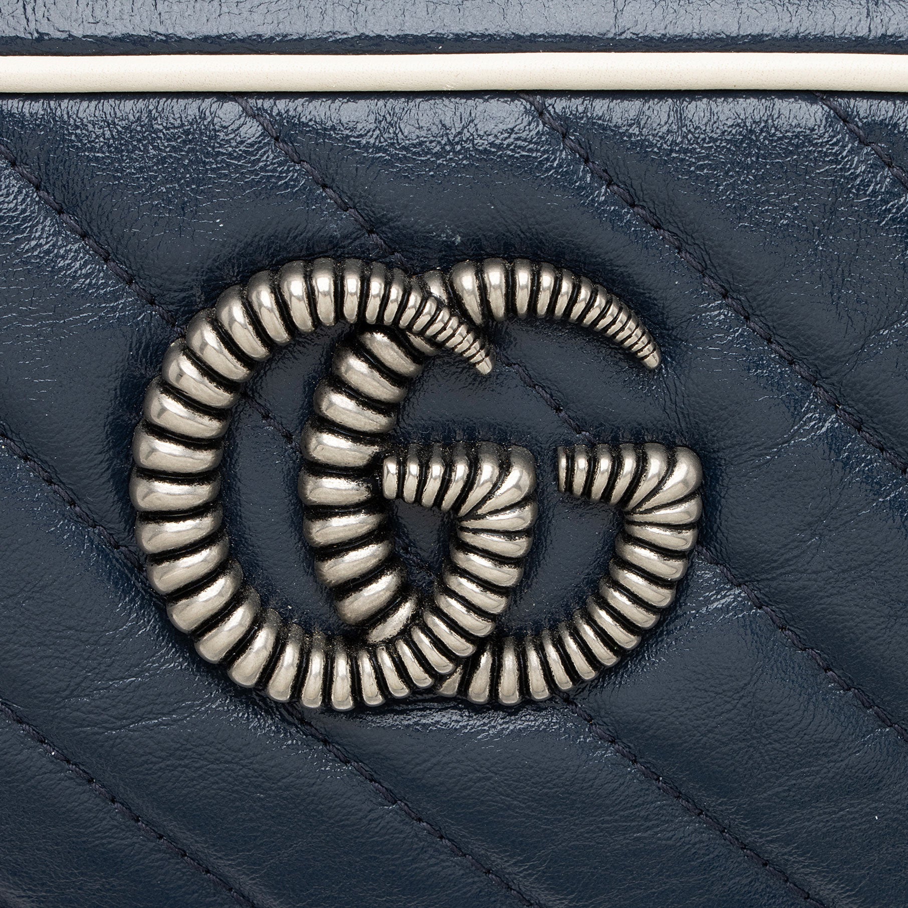 Gucci Matelasse Leather Torchon GG Marmont Small Camera Bag