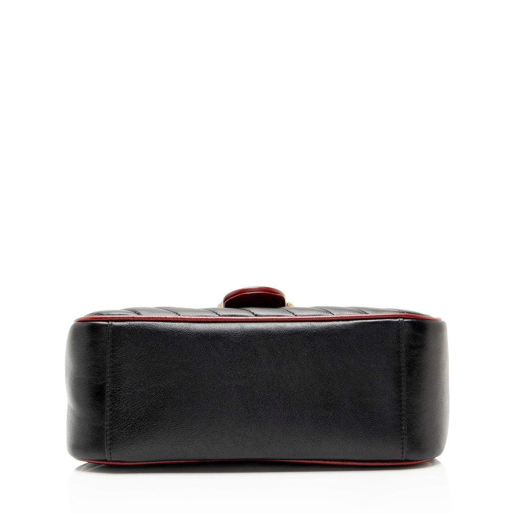 Gucci Matelasse Leather Torchon GG Marmont Small Top Handle
