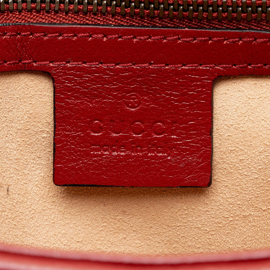 Gucci Matelasse Leather Torchon GG Marmont Small Top Handle