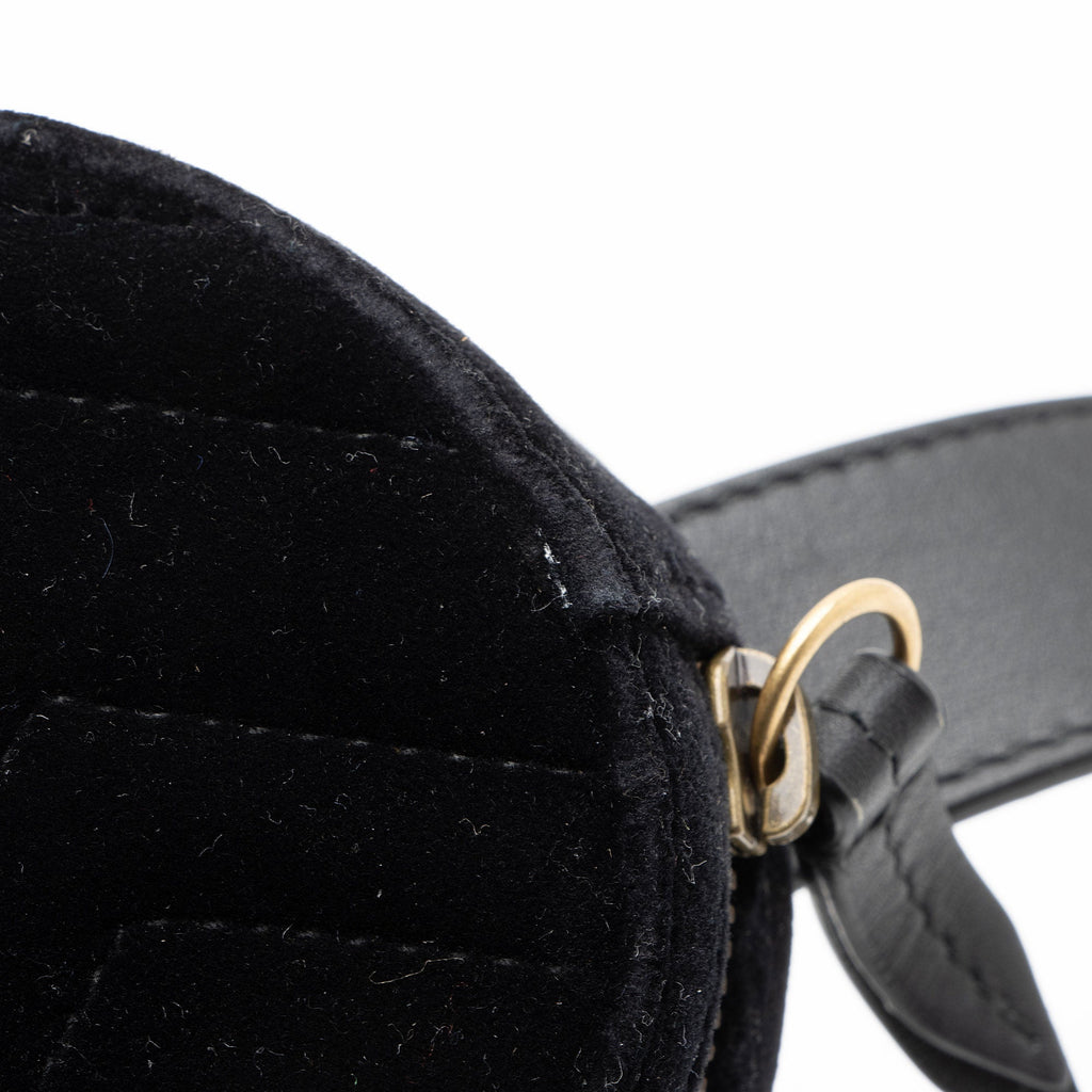 Gucci Matelasse Velvet GG Marmont Belt Bag - Size 34 / 85