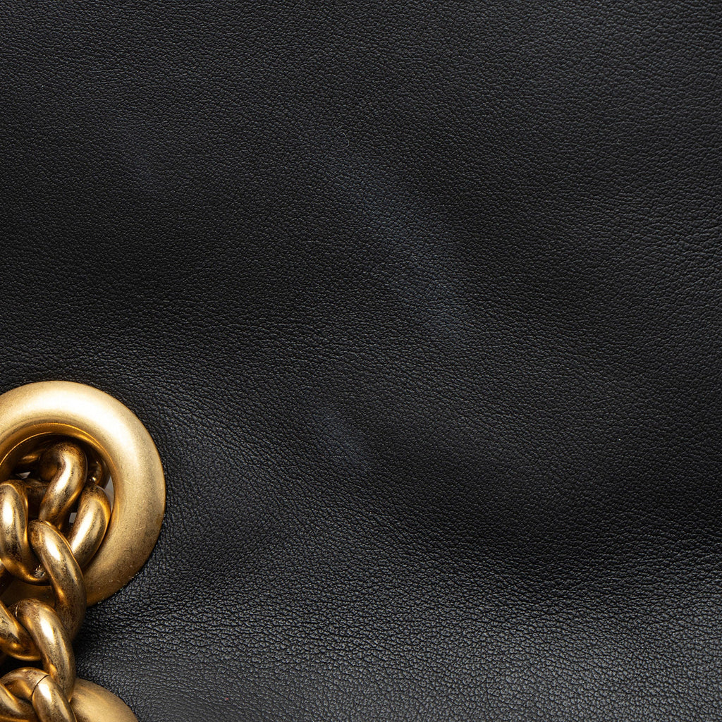 Gucci Matelasse Velvet GG Marmont Medium Flap Bag