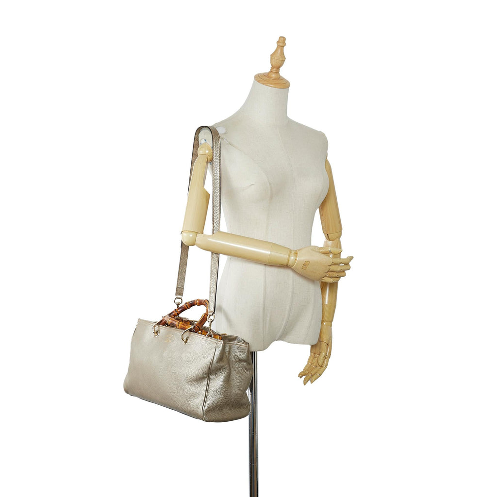 Gucci Medium Bamboo Shopper (SHG-a2soXU)
