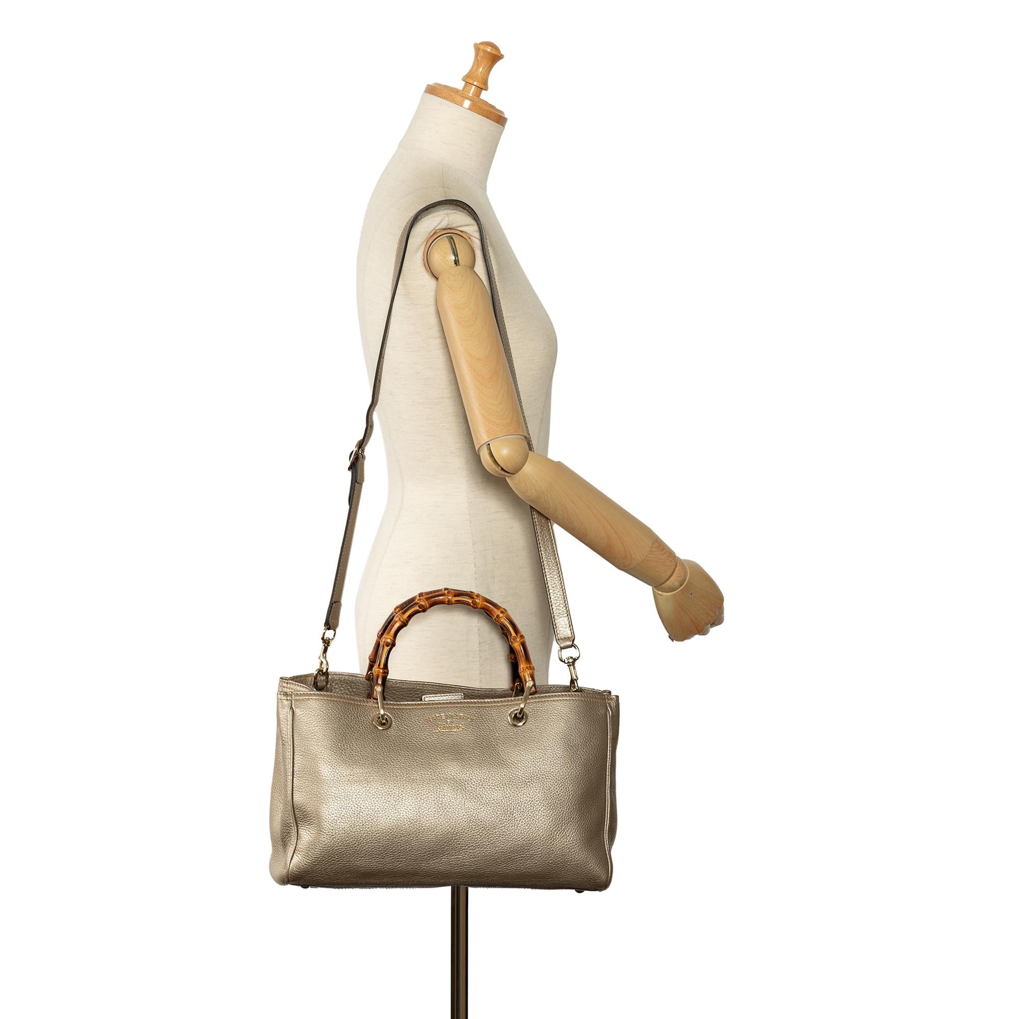 Gucci Medium Bamboo Shopper (SHG-Qy1cuX)
