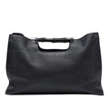 Gucci Medium Calfskin Bamboo Daily Shopper Satchel