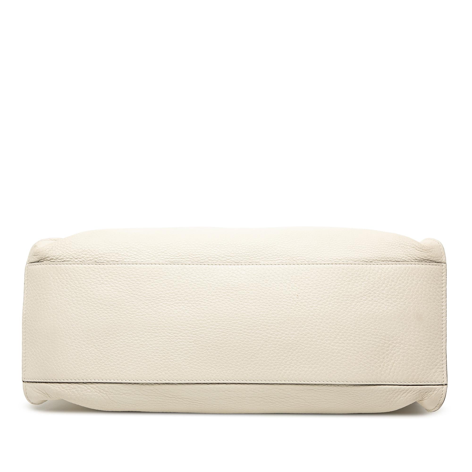 Gucci Medium Calfskin Bamboo Daily Shopper Satchel