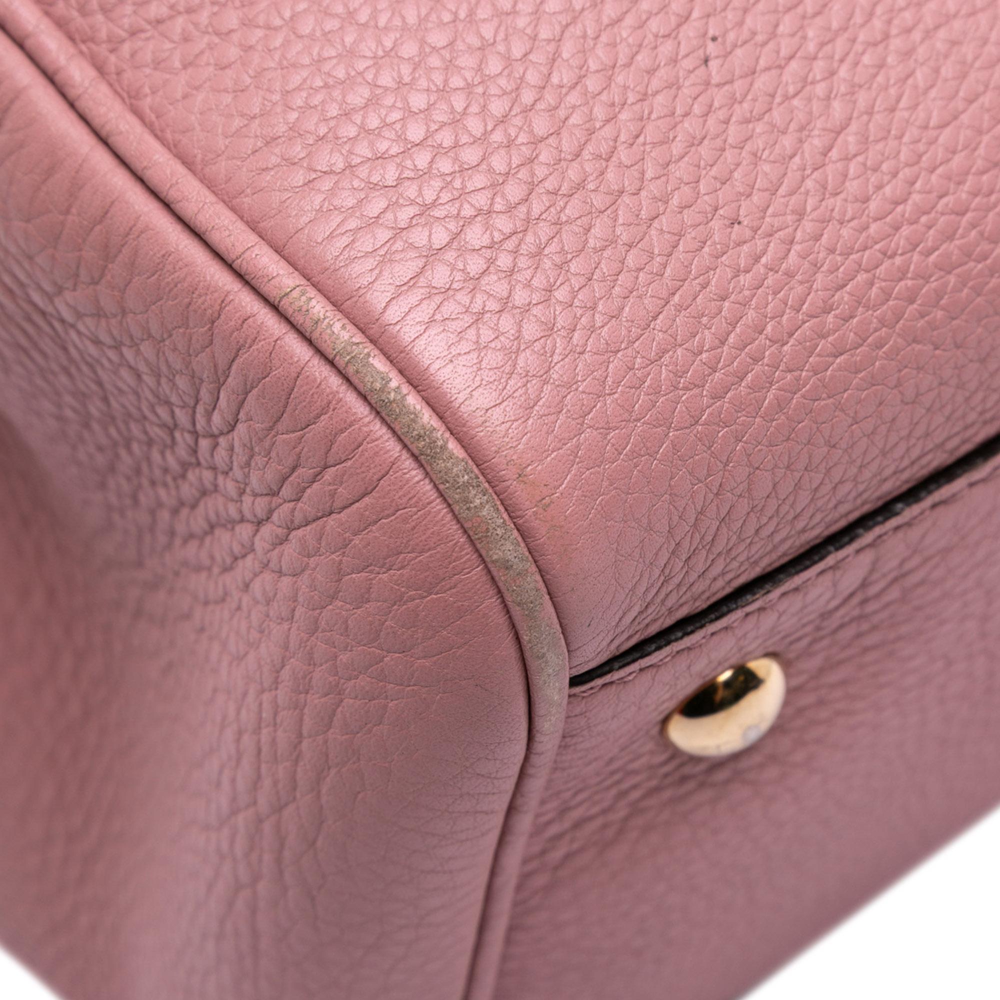 Gucci Medium Calfskin Bamboo Shopper Satchel